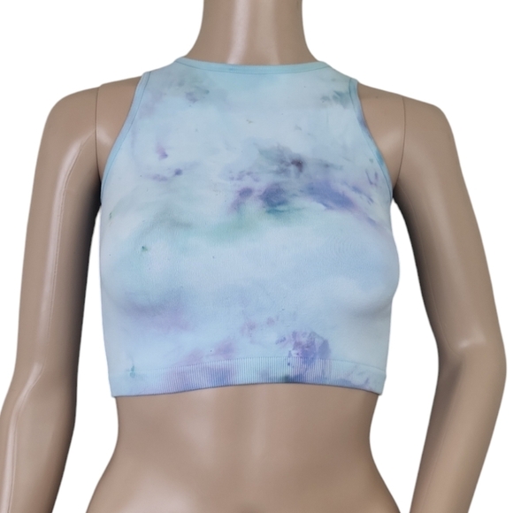 Free People Intimately Ice Tie Dye  Women's Crop Top - Picture 1 of 3